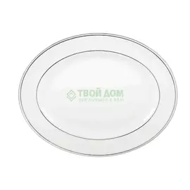 Блюдо овальное LENOX Платиновый кант 33 см