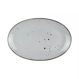 Блюдо овальное Porcelana Bogucice Alumina Grey 31 см