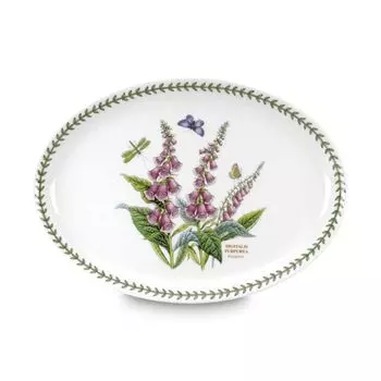 Блюдо овальное Portmeirion Ботанический сад Наперстянка 33 см