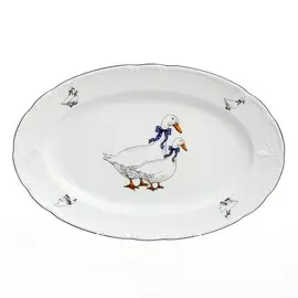 Блюдо овальное Thun 1794 Констанция Гуси 32 см