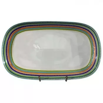 Блюдо овальное Thun 1794 Tom радужное настроение 36 см