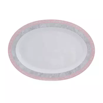 Блюдо овальное Thun 1794 Яна серый мрамор 36 см