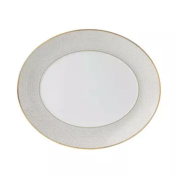 Блюдо овальное Wedgwood Arris 33 см