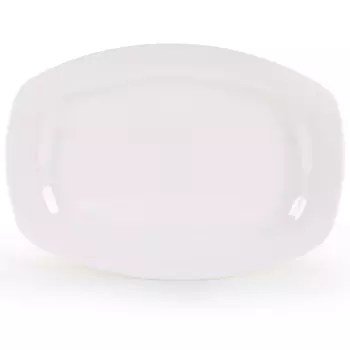 Блюдо прямоугольное АККУ Белый 32 см