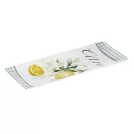 Блюдо прямоугольное Certified Int Лимоны 40x15 см