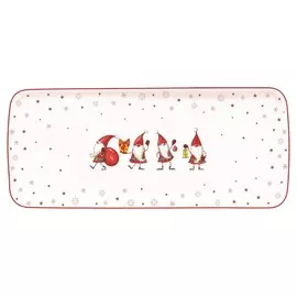 Блюдо прямоугольное Easy life 36х16 см гномы