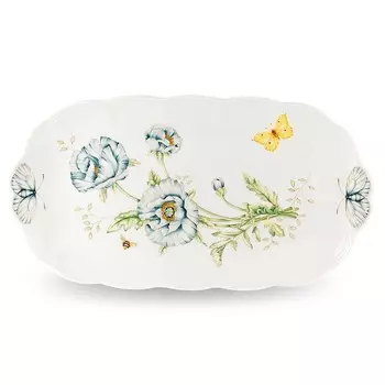 Блюдо прямоугольное Lenox Бабочки на лугу 36 см