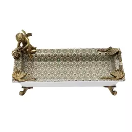 Блюдо с ангелом Glasar 26x14x11см