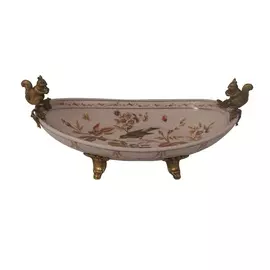 Блюдо с белками Glasar 35x19x14см