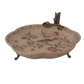 Блюдо с белкой Glasar 25x21x10см