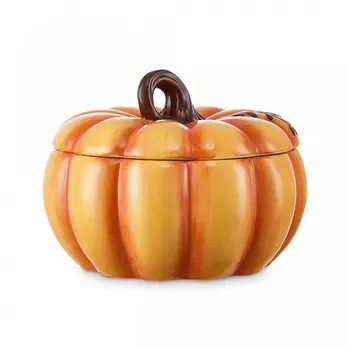 Блюдо с крышкой Decor de table Родная природа Тыковка 20,26х20,26х14,87 см