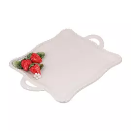 Блюдо с ручками 31х40см Annaluma Strawberry