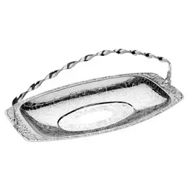 Блюдо с ручкой Queen Anne 24х12 см посеребрение