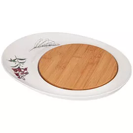 Блюдо сервировочное Bronco Meadow с доской