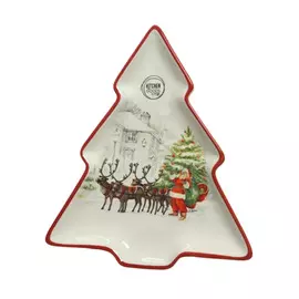 Блюдо сервировочное Kaemingk Santa 23x20x2,2 см