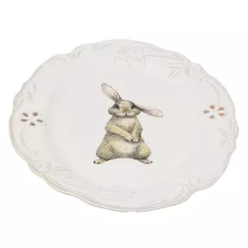 Блюдо сервировочное овальное Myatashop Rabbits collection 36 см