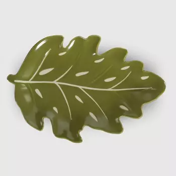 Блюдо Tognana Foglie зеленое 26x18 см