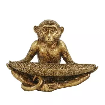 Блюдо в руках обезъяны Glasar 31х18х26 см