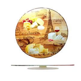 Блюдо вращающееся Vellarti Сыр. Париж 30 см