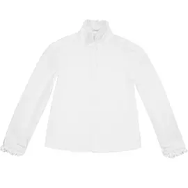 Блузка для девочки КАРАМЕЛЛИ О74729 белая