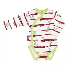 Боди-МИШКИ Полосатый бежевый