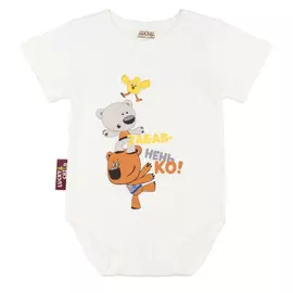 Боди-МИШКИ «Забавненько» молочный