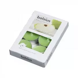 BOLSIUS Свечи чайные 6 шт. Зеленое яблоко