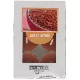 Bolsius Свечи чайные ароматические 6шт магнолия