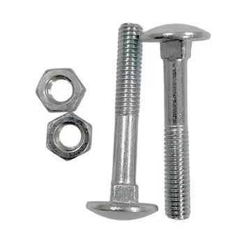 Болт мебельный Локри DIN603 М6x50 с гайкой 4 шт