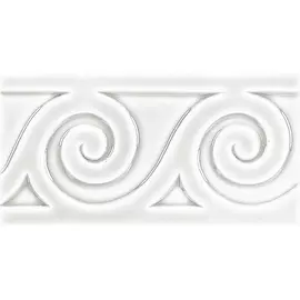 Бордюр Adex Modernista Relieve Mar C/C Blanco 7,5x15 см ADMO4087