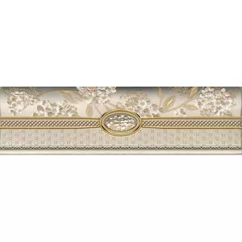 Бордюр Azulev Sincro Listelo Decoro Marfil 7x25 см