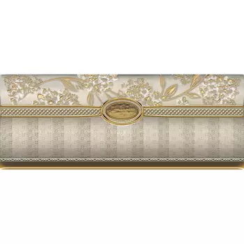 Бордюр Azulev Sincro Zocalo Marfil 10x25 см