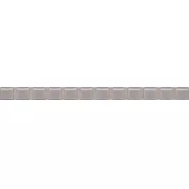 Бордюр Kerama Marazzi Карандаш Бисер серый матовый 20x1,4 см POF014