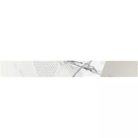 Бордюр Kerlife Arabescato Bianco 7,5x63 см