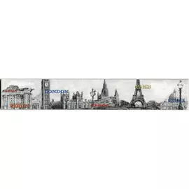 Бордюр PiezaRosa Сириус 291201 6x40 см