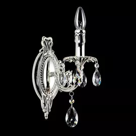 Бра Catic 146/1 черненое серебро/хрусталь