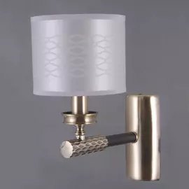 Бра Elvan бронза белый плаф39320-1хе14-brblwh