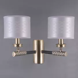 Бра Elvan бронза белый плаф 39320-2хе14-brblwh