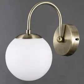 Бра Elvan бронза белый плаф 39814-1хе14-brwh