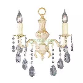 Бра Ruggiu Lam 1060/2 Ivory+Crystal