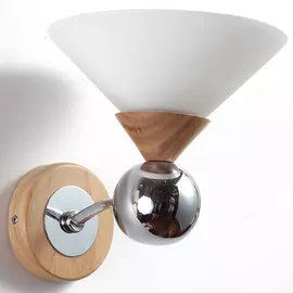 Бра с элементами дерева Lucia tucci NATURA W149.1