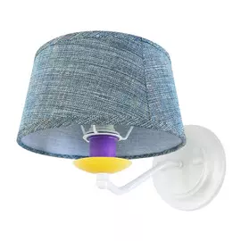 Бра Светпромъ 14621 гобелен синий е14