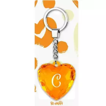Брелок Be Happy Сердце Акварель С