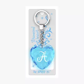 Брелок Би-Хэппи Диамантовое сердце А голубой