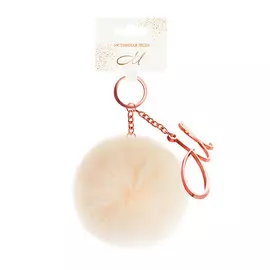 Брелок Би-Хэппи Кисточка М пудровая