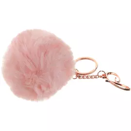 Брелок Би-Хэппи помпон розовый (P)