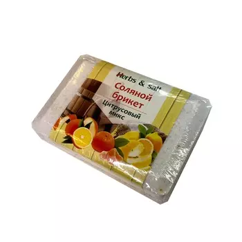 Брикет из соли Огненный камень цитрусовый микс