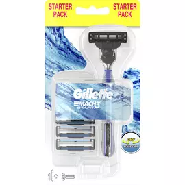 Бритва Gillette Mach3 Start с 3 сменными кассетами