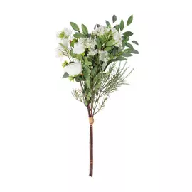 Букет цветочный Fuzhou light пион космея белый 80см