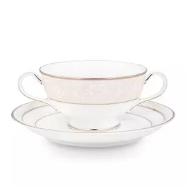 Бульонница с блюдцем Noritake Монтвейл 210 мл